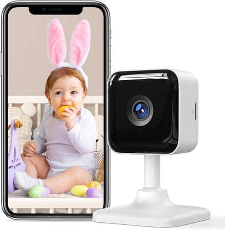 SVN® Babyfoon Met Camera - Babyfoon - Wit - 15cm x 14cm x 10cm
