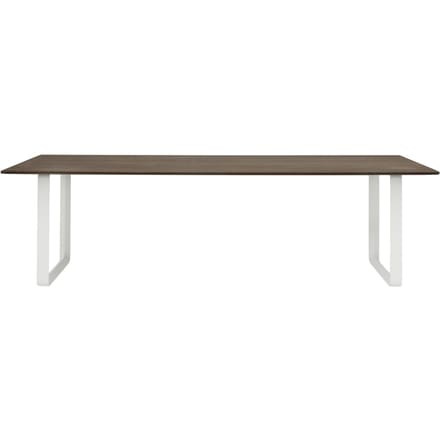 Muuto 70/70 Tafel - gerookte eik - wit - XL