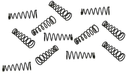 Boston SPR-22 pickup mounting spring, taps toelopend, 12 stuks, diam. 6-4mm, lengte 22mm