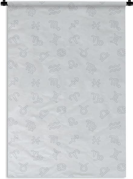 Wandkleed - Wanddoek - Sterrenbeeld - Astrologie - Design - 60x90 cm - Wandtapijt