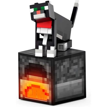 Minecraft Diamantniveau Smokingkat Actiefiguur 14 Cm Zilver