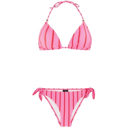 Protest PRTEvans - Triangel bikini set Dames - Koordsluiting - Uitneembare vulling - Normale pasvorm - Medium dekking - Roze