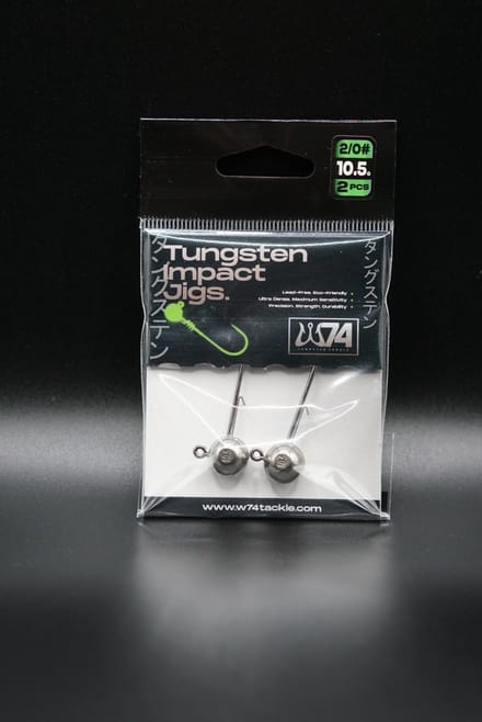 W74 Tungsten Tackle Tungsten Impact Jigs (2 Pcs) 5.3g / #2/0