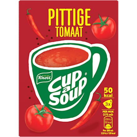 Cup-a-soup pittige tomaat