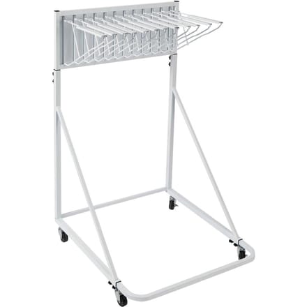Support de Rangement Mobile pour Plans avec 12 Supports Pivotants 240 lbs