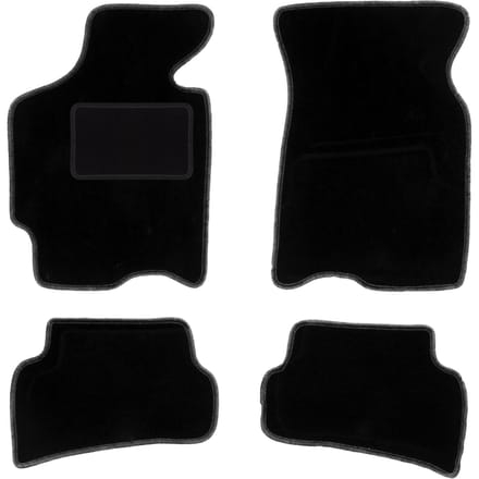 Zwarte velours vloermatten voor: Mazda MX-6 I coupé (1988-1992)