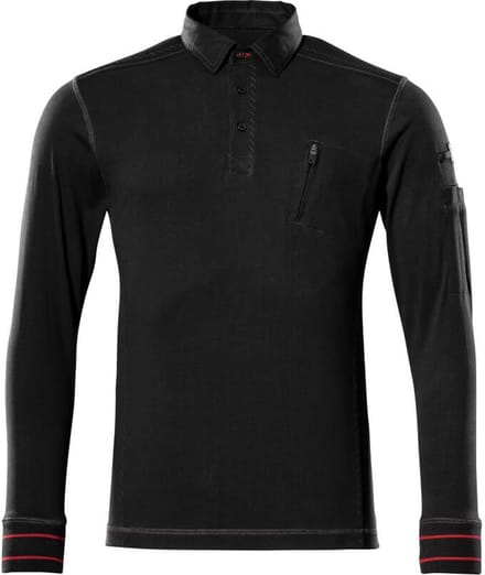 Mascot Frontline Polosweatshirt 50352-833 - Zwart - S