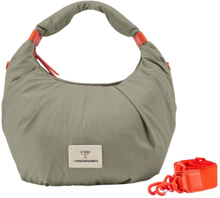 Unio Hamburg x Les Visionnaires schoudertas Puffy Unio Kitzbuehel Tea Green kaki