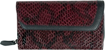 Braun Büffel Leren Portemonnee Luise Wallet 26CS Burgundy Paars Veelkleurig