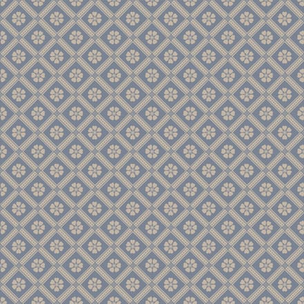 Boråstapeter Vliesbehang 4820 - New Heritage - Klassiek Blauw - 53cm x 10.05m