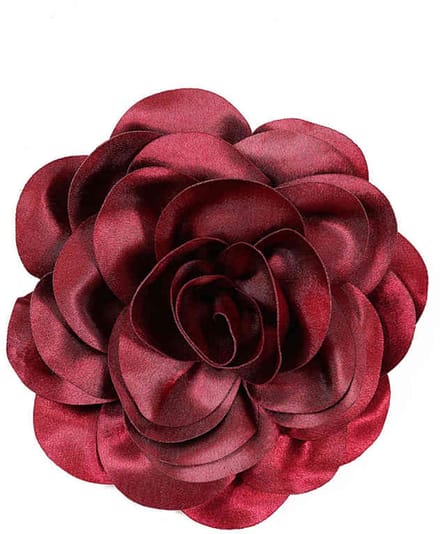 Banned - Romantic Bloom Broche - Bordeaux rood