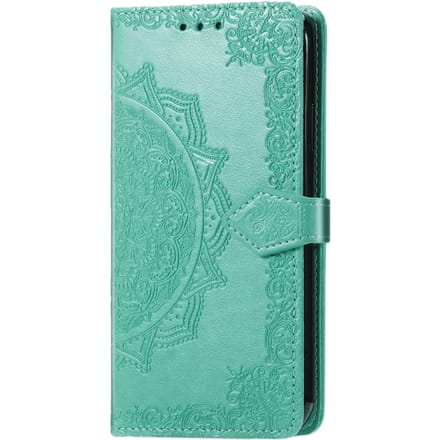 Comfycase Samsung Galaxy A32 5G Mandala Booklet Telefoonhoesje  Groen