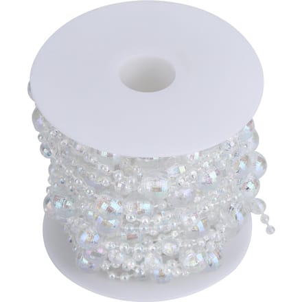 Acryl Kralen Slinger String DIY Feestgordijn Benodigdheden voor Bruiloftsdecoratie 32.8ft white
