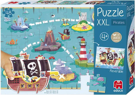 Jumbo Goula Puzzle XXL Pirates 48 ??pcs. 2D Puzzels