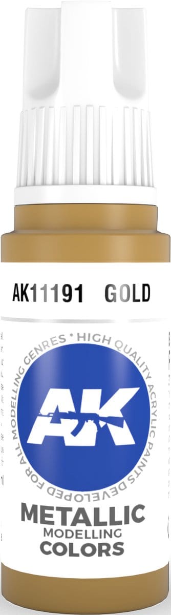 Gold Acrylic Modelling Color - 17ml - AK-11191