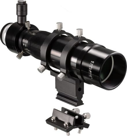 EXPLORE SCIENTIFIC Telescoop - Zoeker en Guider Scope - 8x50 - Met Helical Focuser - 1.25 inch - T2-aansluiting
