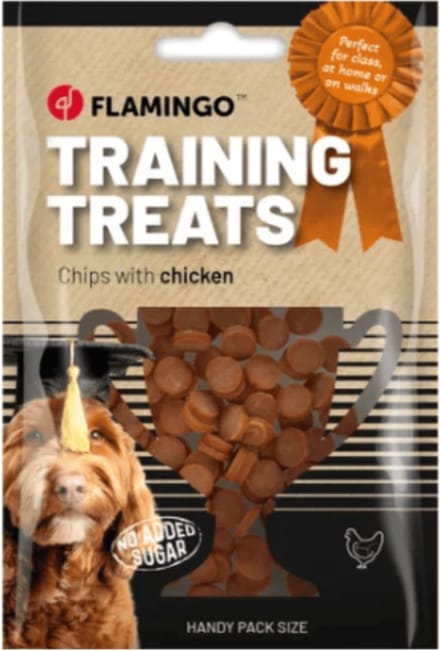 Flamingo - Trainingssnack - Chips met Kip - Suikervrij - 60gr