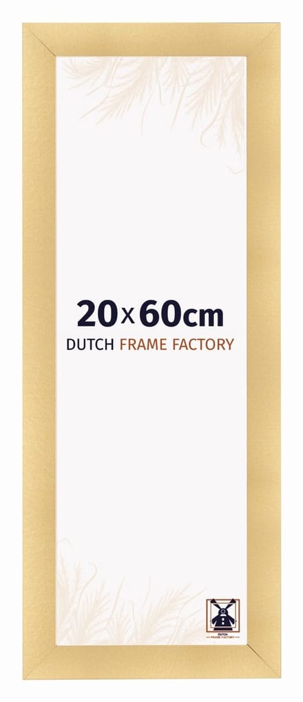 Fotolijst 20x60 cm - MDF - Goud Mat - Praag