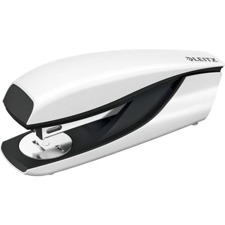 Leitz WOW Bureau Nietmachine - Nietapaciteit Van 30 Vel - Inclusief Nietjes - Wit