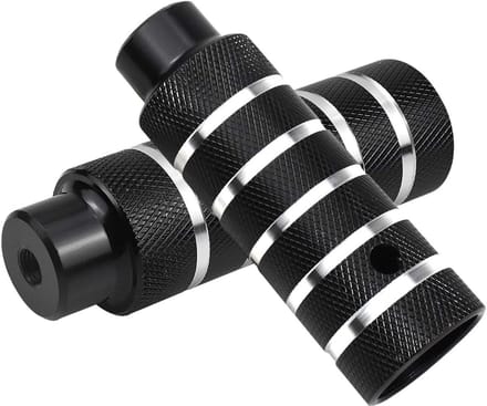 Fietspennen Set - Voetsteuntjes Fiets - Extra Grip - Aluminium Legering - 2 Stuks - Zwart