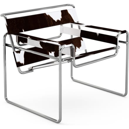 Knoll International Breuer Original Wassily Lounge fauteuil - Haired Hide
