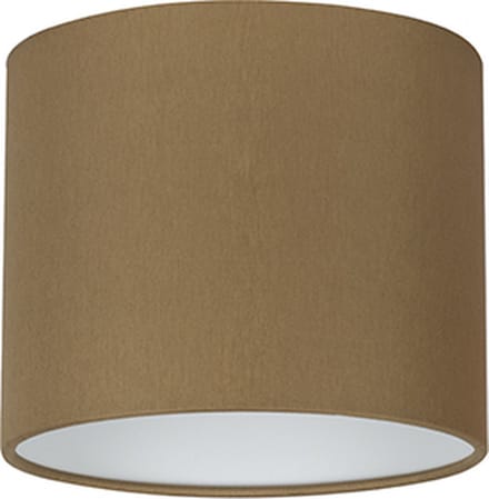 Uniqq Lampenkap stoffen cognac Ø 18 cm – 15 cm hoog