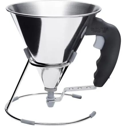 De Buyer Kwik Mini Doseertrechter - 0,8L - Rvs - Zwart