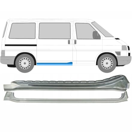 Schuifdeur dorpel reparatiepanel voor Volkswagen Transporter T4 1990-2003