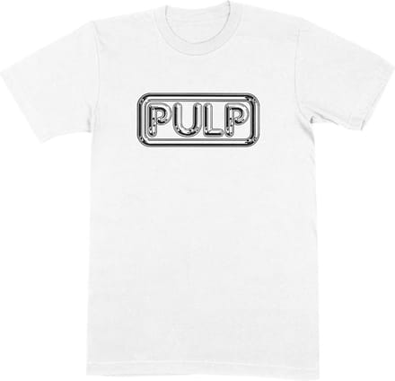 Pulp - Different Class Logo Heren Tshirt - M - Wit