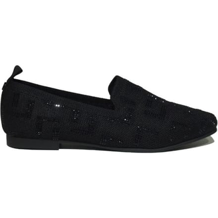 La Strada Loafer Zwart Knitted - Damesschoenen - Maat - 41