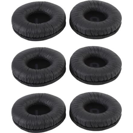 3 Paires Coussinets d'Oreilles de Remplacement pour Casque Mousse à Mémoire Cuir Protéiné pour ATH AR3BT ATH AR3iS Noir noir