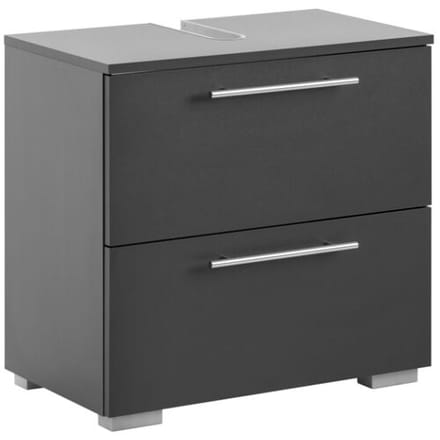 SCHILDMEYER Onderkast wastafel Carlos (Breedte 60 cm, Antraciet)