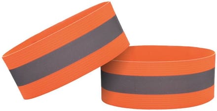 Hurtel Reflective Strap - Reflecterende Armband - 4cm - Poliamid - Rits