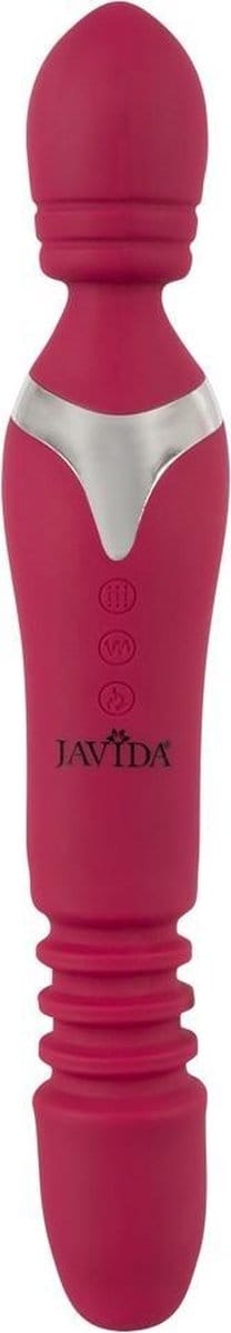 Javida Massage Wand Warming & Thrusting Vibe Vibrator Rood