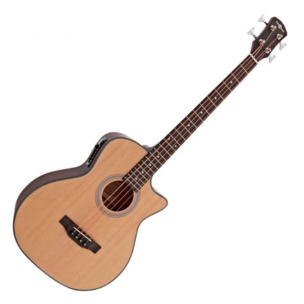 Elektro-akoestische Basgitaar van Gear4music