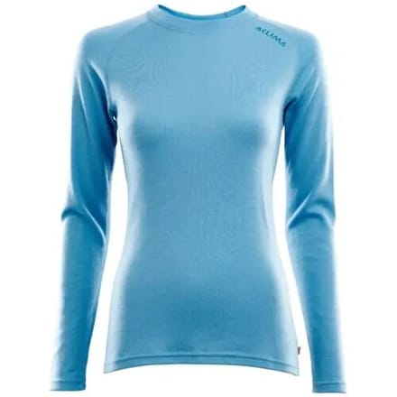 Aclima WarmWool Crewneck Women´s (Maat - 2XL, Kleur - Azure Blue)