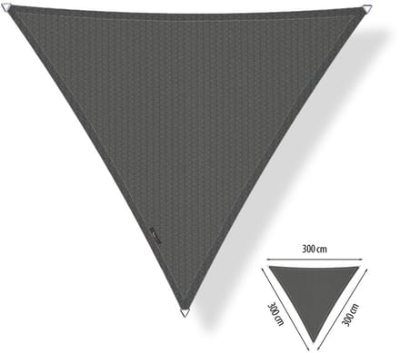 Schaduwdoek 3x3x3 driehoek gelijkzijdig Cool grey
