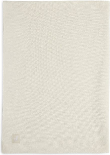 Jollein - Deken Ledikant 100x150cm Basic Knit - Dekentje Baby - Ivory