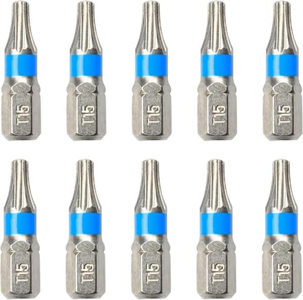 10 Stuks TX Schroevendraaier Bits Set T15 - S2 Staal