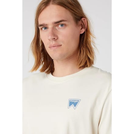 Wrangler - GRAPHIC TEE TURTLEDOVE - 3XL