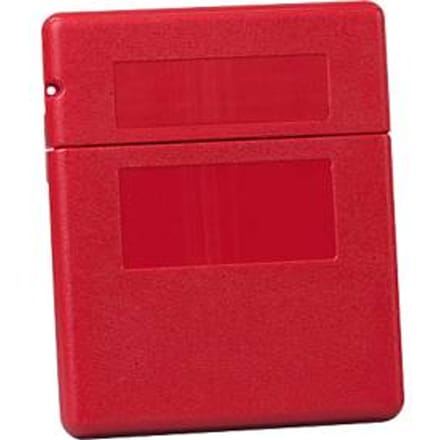 Justrite documentenbox, opening aan de bovenkant, L 318 x B 260 x H 57 mm, 0,9 kg, rood