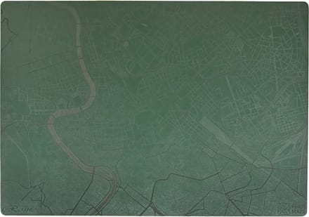 Place Maps Placemat Stadskaart Venetië - Kunstleer - Cacaobruin - 1 Stuk