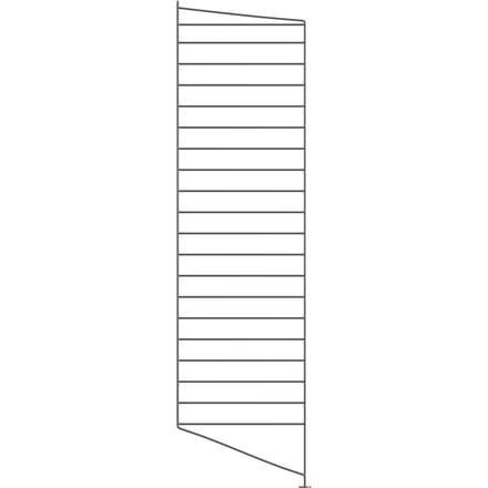 String Furniture Floor Side Panel - dark grey - set van 2 - 115 x 30 cm