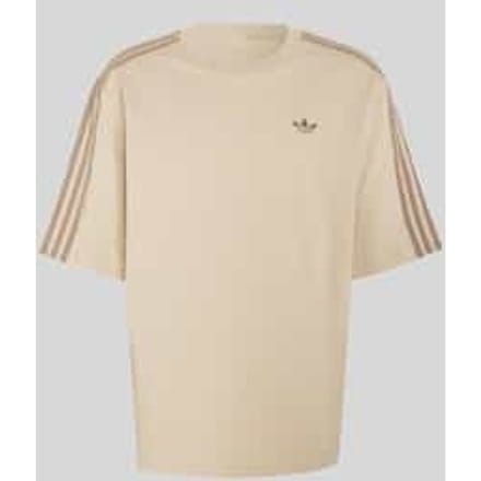 Loose fit t-shirt van pure katoen met gestikt logo