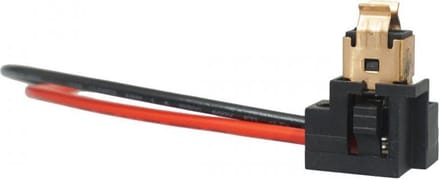 Lamphouder met stekker 12V H1 met voet Flosser voor motor scooter