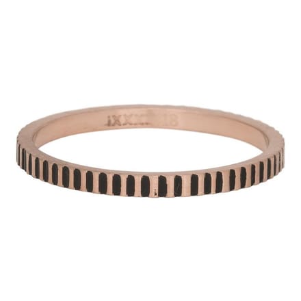 iXXXi Vulring 2mm Cartels ring Mat Roségoudkleurig - maat 20