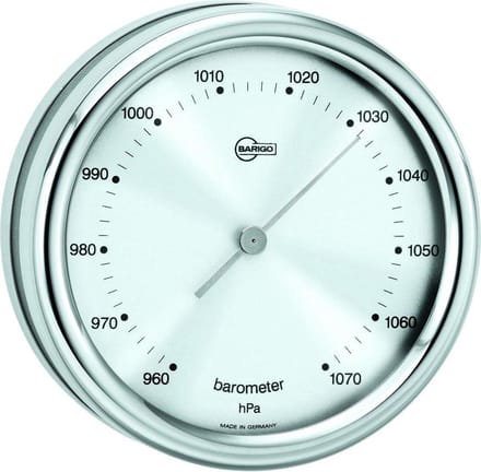 Barigo 823 CR ORION barometer - edelstaal - Ø 10 cm