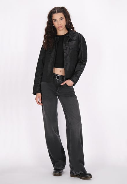 TUFFSKULL Blouson Dames Grijze camouflage