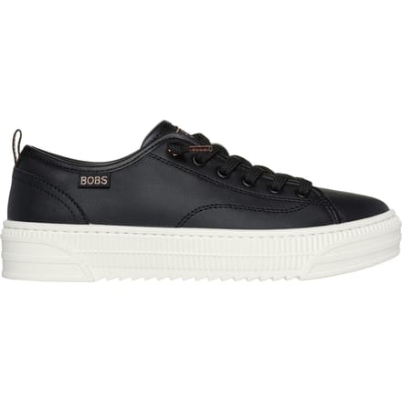 Skechers Copa-platformsneakers met bobkapsel voor dames (Zwart)
