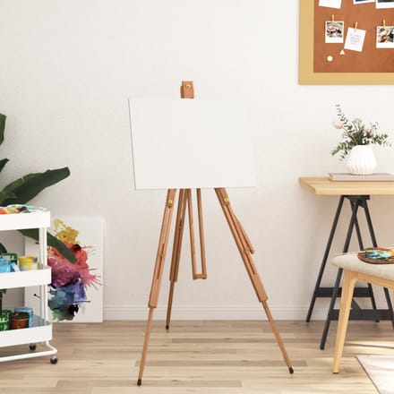 vidaXL - Schildersezel - 100x104x172 - cm - massief - beukenhout